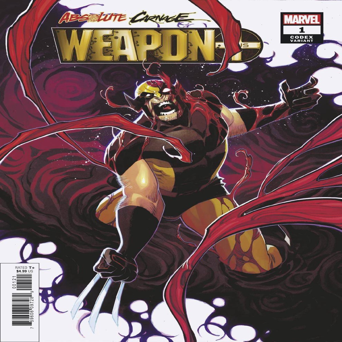 ABSOLUTE CARNAGE WEAPON PLUS #1 CODEX VAR AC