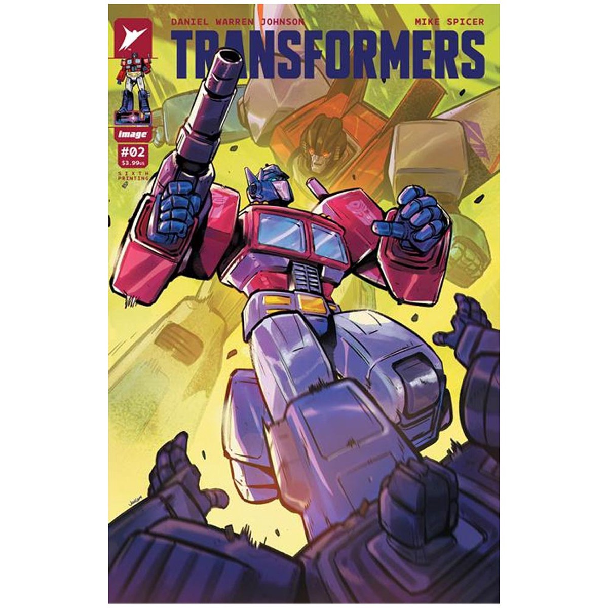 Transformers #2 Sixth Printing Lam Variant - Comic Book