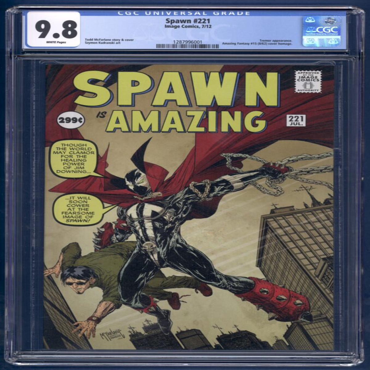 Spawn #221 CGC 9.8